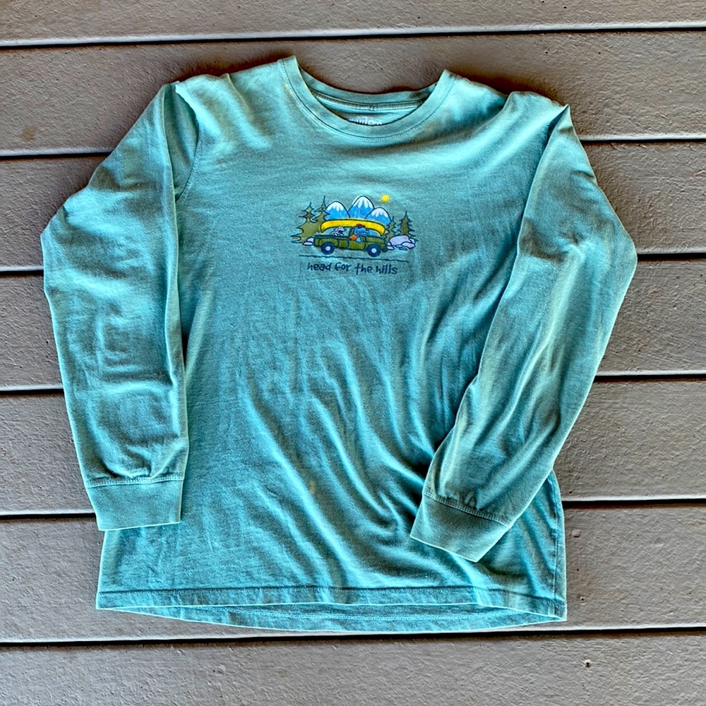Postivitees size M, head for the hills long sleeve.